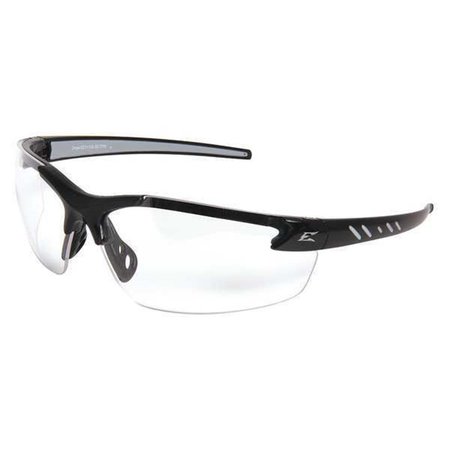 EDGE EYEWEAR Edge Eyewear 394155 Black Frame & Clear Lens Safety Glasses 394155